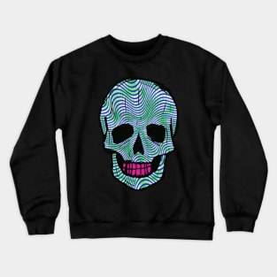 Brain Waves 80s Distressed Crewneck Sweatshirt